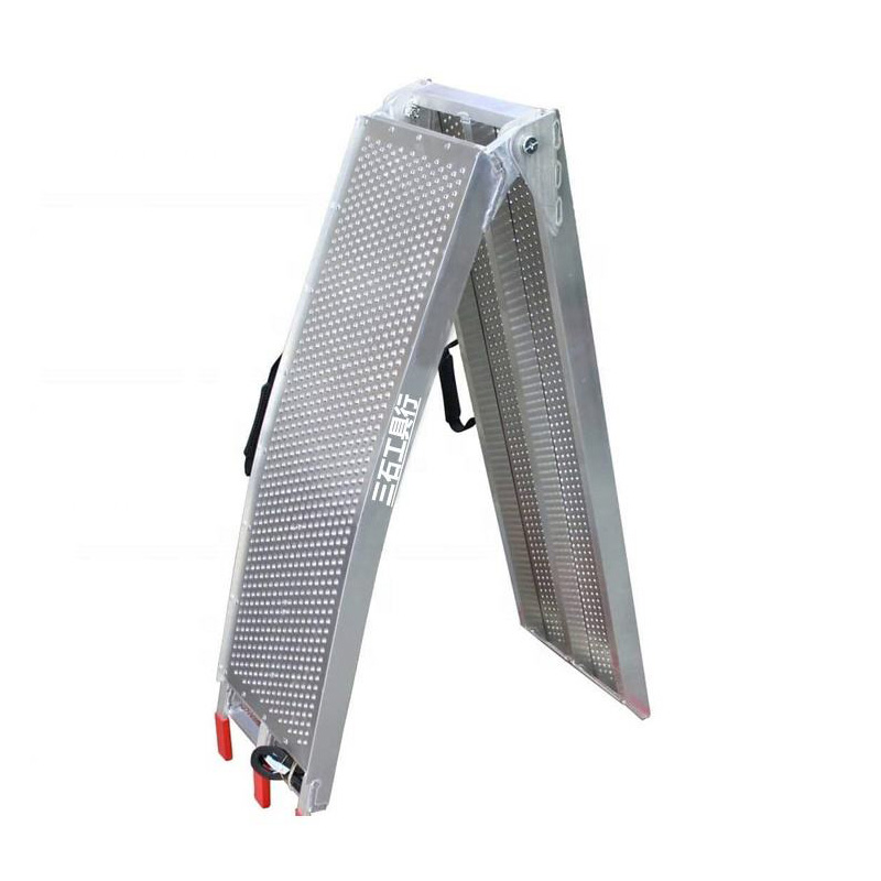 750lbs Portable Foldable Four Corners Aluminium Ramps for Motorcycle Deluxe Edition
